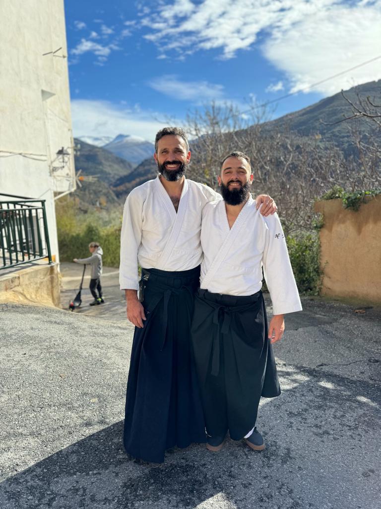 Sensei César Sammito junto a Sensei Luis Mochón